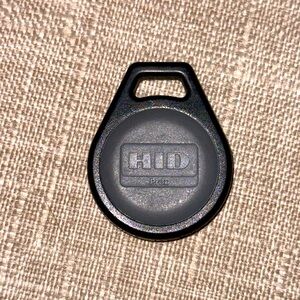 HID - keyless entry remote gate key. Fab. black and grey.